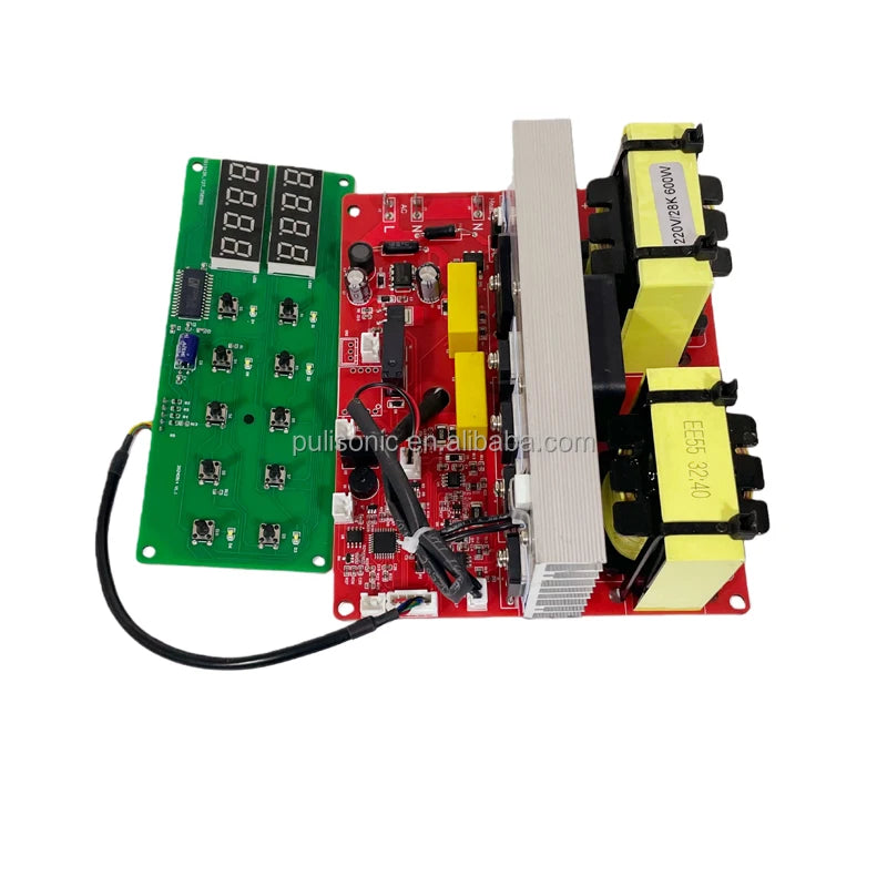 Ultrasonic Low Frequency Transducer Power Source Digital Pcb Ultrasonic Sonicator 200W 20Khz