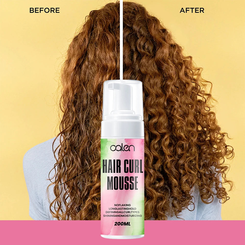 Olen Private Label Medium Hold Long-lasting Non-Greasy Non-Flaking Anti-Dandruff Moisturizing Herbal Volumizing Hair Foam Mousse