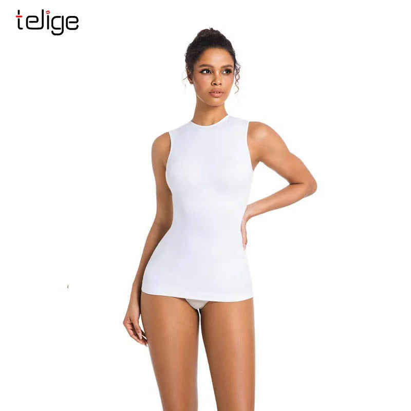 Women's Firm Compression Full Body Spandex Bodysuit Women's Body Shaper Underwear Abdomen Tummy Control Seamless Bodysuit