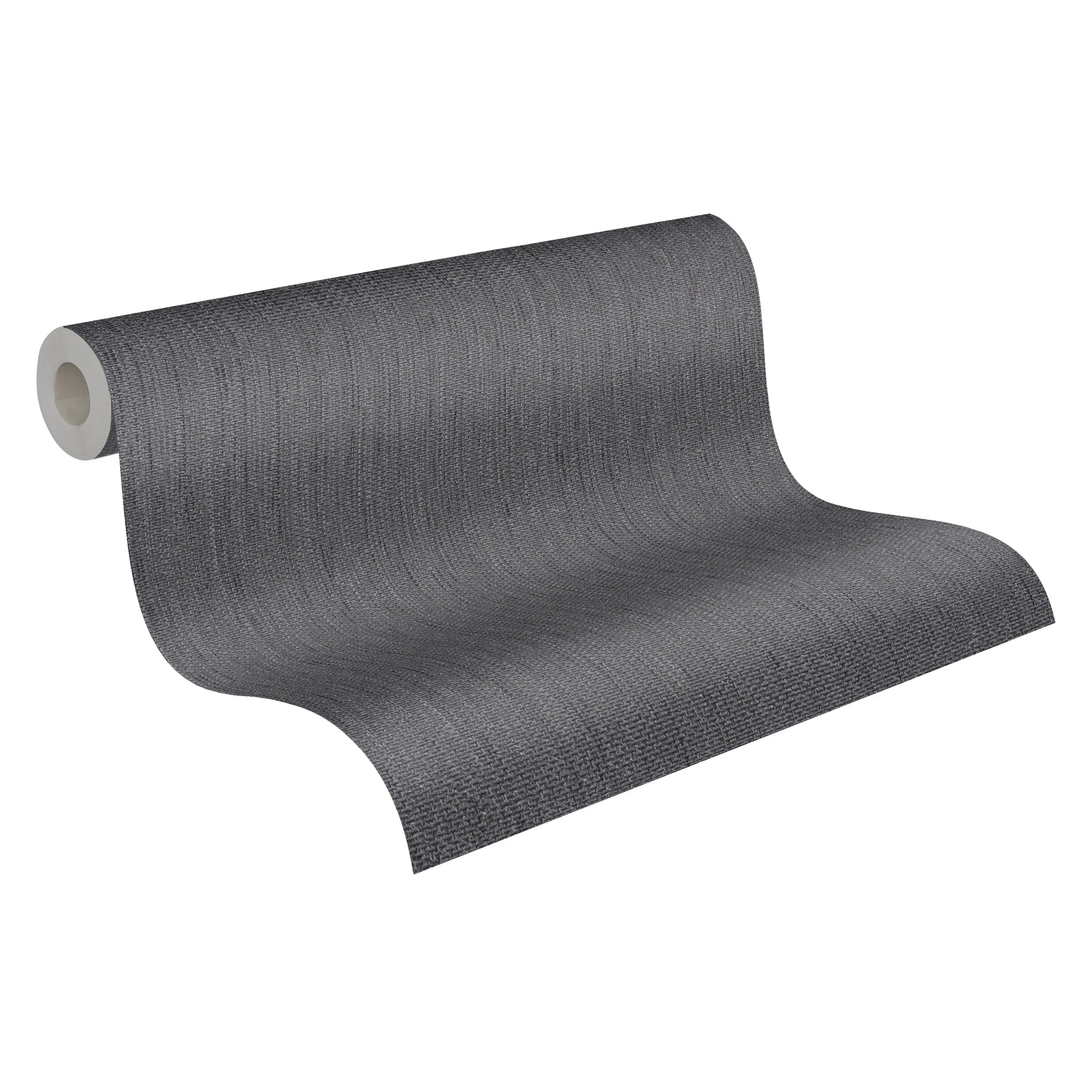 Made in Germany - Wallpaper rolls Structure Black - Non Woven Vinyl - Wallpaper Home Decoration for Walls - 1005 x 053 m