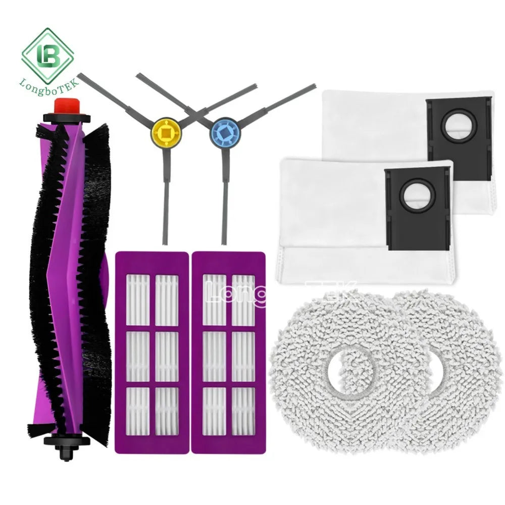 Fit for Eureka J15 Pro Ultra Flagship Roller Side Edge Spin Brush Hepa Filter Mop Cloth Dust Bag Robotic Vacuum Accessories