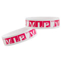 HXY Cheap Wholesale Customized Tyvek Paper Waterproof Red Sticky Wristbands Custom Logo Antique Imitation Digital Promotions