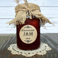 Custom Fruit Jam Labels Printed Strawberry Jam Label Sticker Personalized Label Sticker for Sale