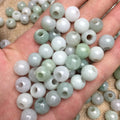 Wholesale Burmese Burma Jade Beads Big Hole for Necklace Bracelet Bangle
