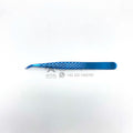 Professional Diamond Grip Eyelash Tweezer Stainless Steel Anti-Static Precision Durable Beauty Tool Curved Tips Easy Isolation