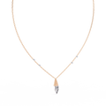IGI Certified Lab Grown Diamonds 14K Gold Plated Platinum Pendant Trendy Symmetry Excellent Glamourous Design Chain for Women