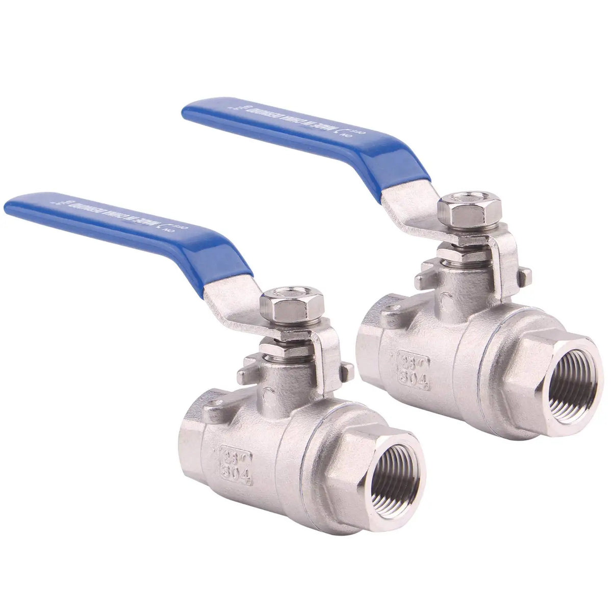 3/4" 2" WOG200 WOG1000 High Pressure 2 Piece 2 Way Ball Valve Stainless Steels 304 316 Water Control Ball Valve MegaBDM