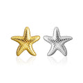 EH1579 Korean Mini Fashion Sterling Silver 925 Starfish Stud Earrings Statement Summer Beach Ocean Fine Jewelry for Women Gift
