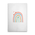 Made In Germany - Home Decor Canvas Picture Children'S Room Rainbow - Wall Mural In White And Colourful - Stretcher Frame Art