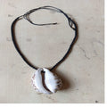 Custom Made Stunning Large Tiger Eye Cowry Sea Shell Butterfly Necklace Natural Beach Inspired Bold Bohemian Style Luxury