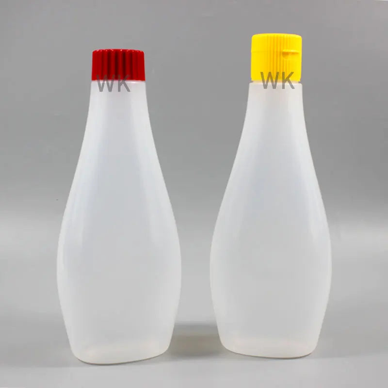 500ml Plastic Multi-gauge Squeeze Sauce Bottle for Ketchup Salad Dressing