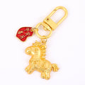 2026 New Year's Zodiac Horse Bag Decoration Pendant Immediately Blessed Keychain