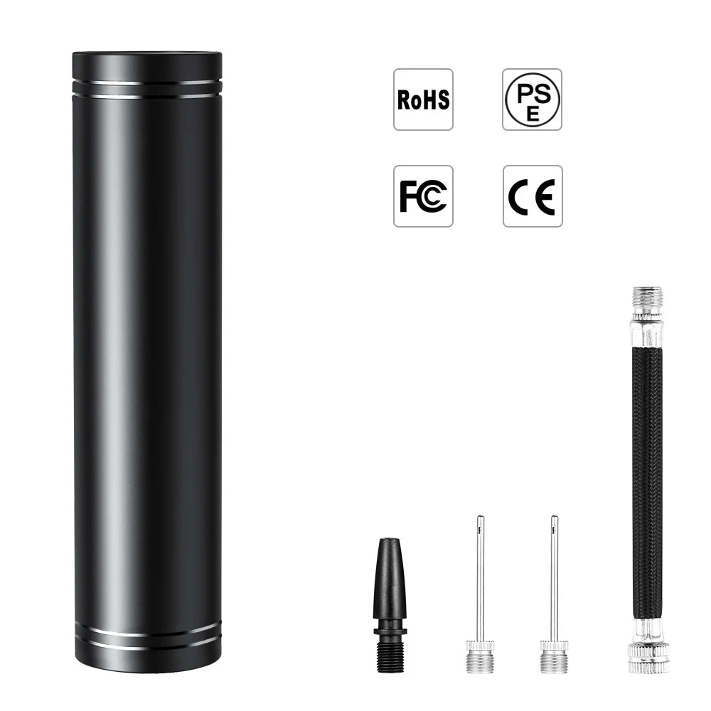 Smart Automatic Electric Fast Ball Pump with Needle and Nozzle ABS Material for Inflatables Serving as a Power Bank