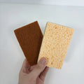 New Design Premium Environmentally Friendly Natural Coconut Palm and Sisal Hemp Scouring Cloth Sponge Cleaning Block
