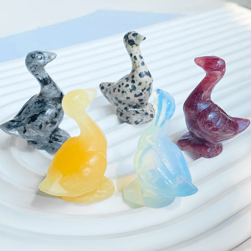 Wholesale Natual Crystal Stone Healing Stone Animal  Carvings  Gemstone Carvings for Gifts