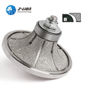 Z-LION B20 3/4" Diamond Hand Profile Wheel Router Bit Half Profiler Wheel for Granite Concrete Marble Edge