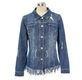 Suppliers Custom Denim Cotton Fabric Jackets with Pigment Wash Durable Mens Jean Denim Jacket for Stylish Casual and Outdoor