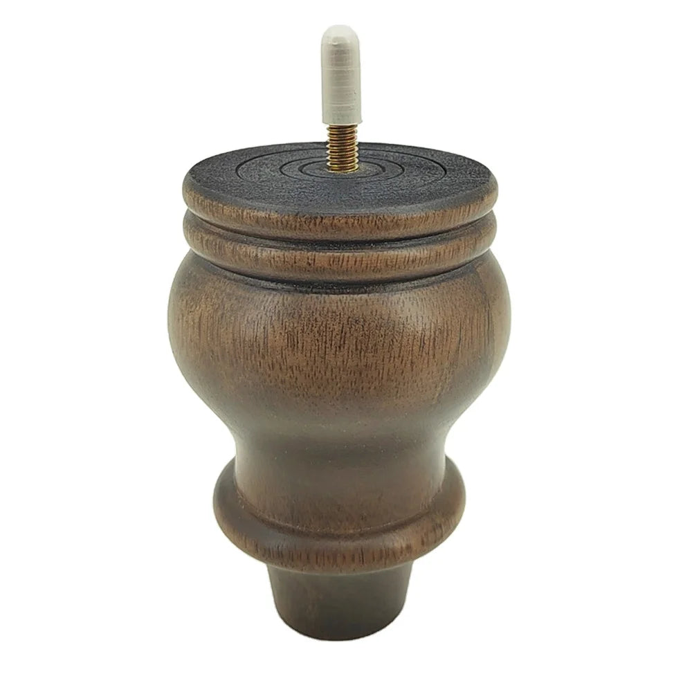 New Design DIY Wood Bed Leg Vietnam Eco Friendly Wooden Round Leg For Bed or Home Furniture Sofa Table Support