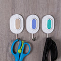 Wholesale Creative Simple Versatile Hook Kitchen Bathroom Fashion Hook Plastic Wall Hanging Free Punch Hook