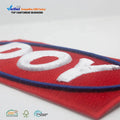 New Design Garment Patches Exporter Custom Embroidered 3D Puff Logo Iron on Embroidery Badges for Clothing
