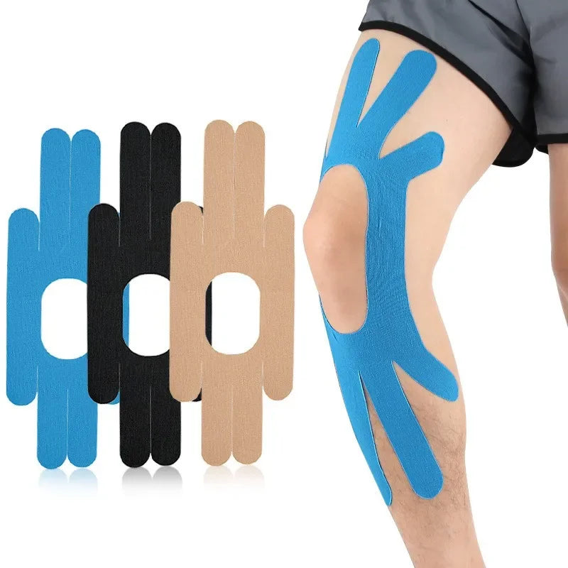 Melenlt One-Structure K-Tape Patches Precut -Knee Kinesiology Tape for Pain Relief