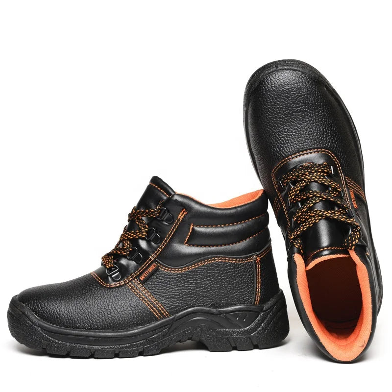 Wejump  Wholesale Hot Sale Pu Upper Rubber Anti Puncture Waterproof Safety Footwear Work Boots Shoes