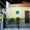 Modern Wrought Iron & Steel Balcony Railings by TTD with 1 Year Warranty for Stylish Outdoor Spaces and Villas
