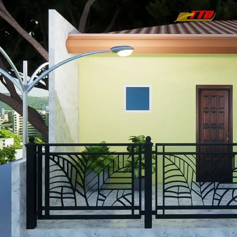 Modern Wrought Iron & Steel Balcony Railings by TTD with 1 Year Warranty for Stylish Outdoor Spaces and Villas