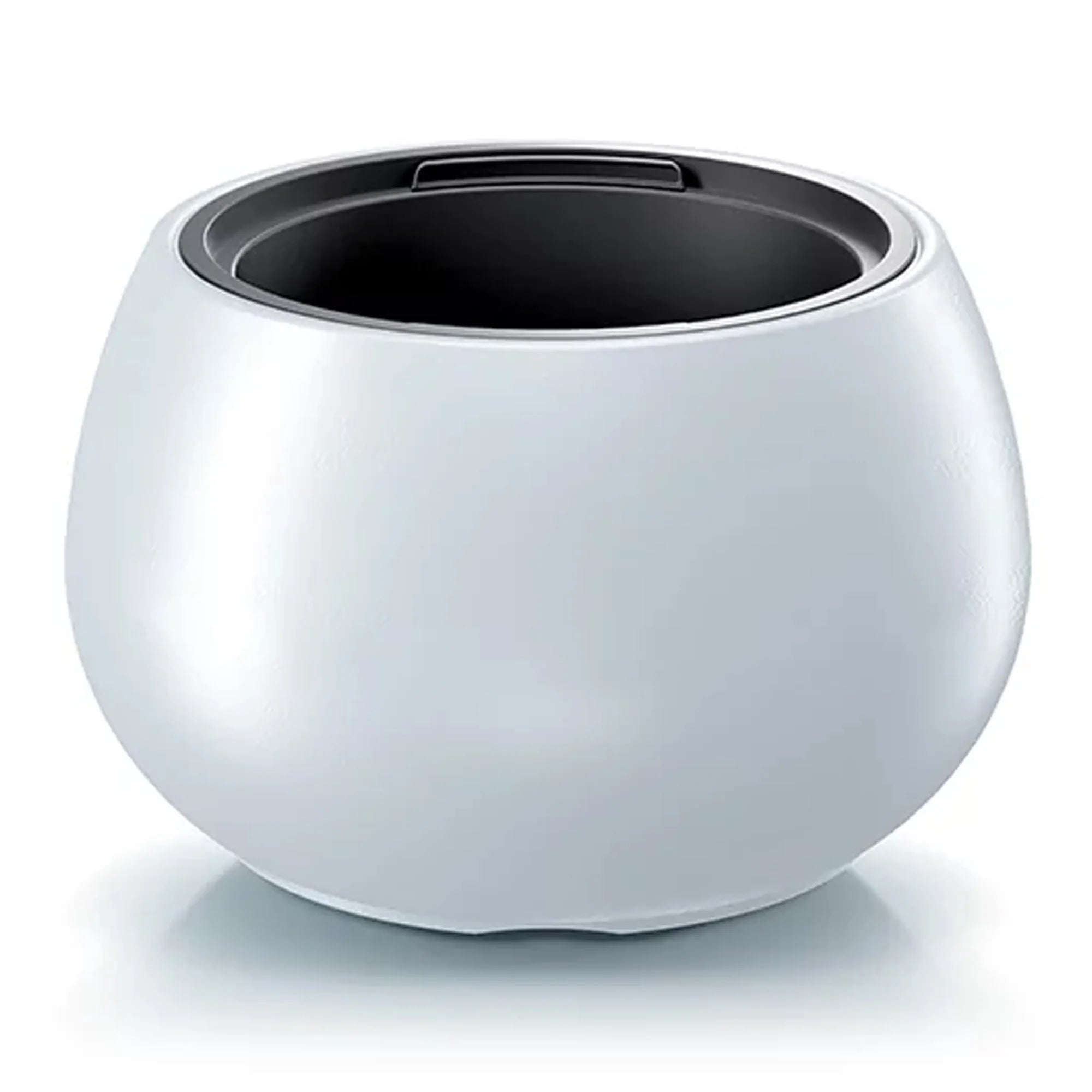HEOS 32L planter with reservoir dimensions (mm) 436x436x270 color White