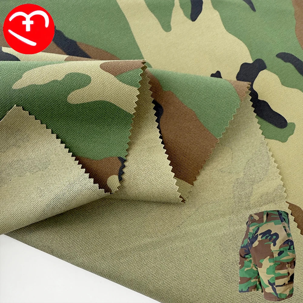 300D 600D 900D 1000D 100% Polyester Four-Color Jungle Camouflage Oxford Fabric PU PVC Coated Waterproof Printed Fabric