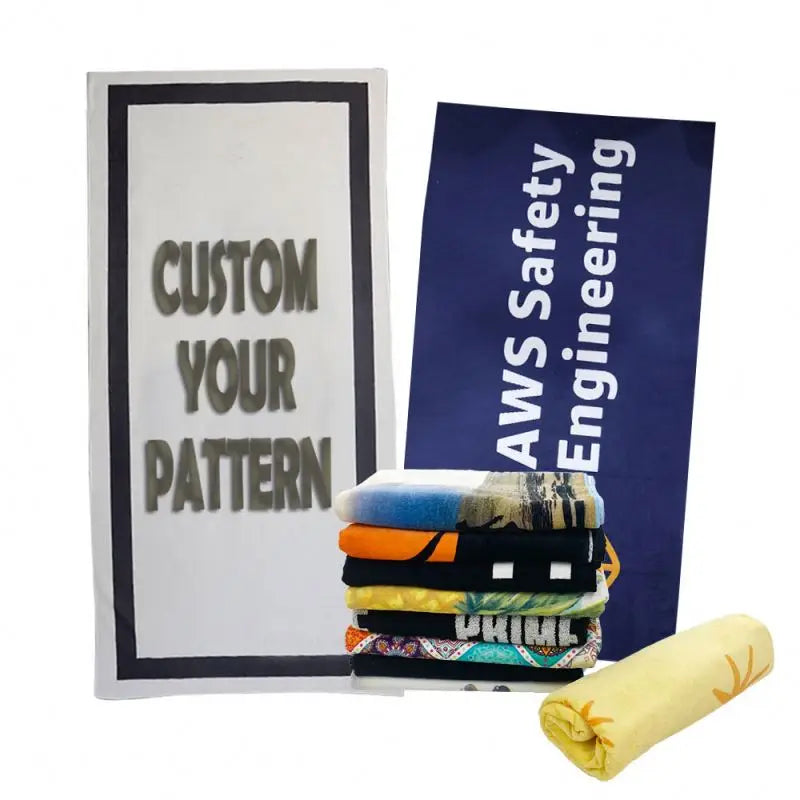 Custom Made Beach Sport Towel Light Beach Travel Towels Custom Beach Microfiber Towel