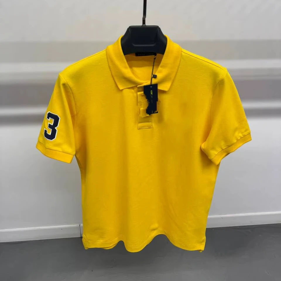 Plain Men's Cotton T-Shirt Short Sleeve V-neck Casual Breathable Eco-Friendly OEM ODM Embroidered Blank Custom Logo Front