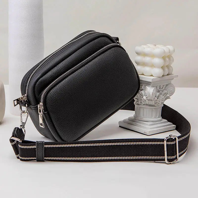 RETRO French Romanticism Style Leather Lady Bag PU Simple Life Colour Hand Bag