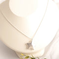 2025 Hot Selling Jewelry Star Shape Sliver Plated Star Pendant Brass Necklace Star Pendant with 925 Silver Necklace