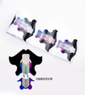 Customized Logo Nail Forms 157g/200g Aluminum Paper PVC Nail Extension Form Dual Nail Tips