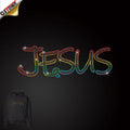 Low Quantity Order Bling Jesus Rhinestones Transfer for Christmas Iron on Rhinestone Transfer Sheet