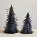 DIY Dark Green Feather Christmas Trees for Outdoor Interior Home Office Room Winter Holiday Party Decor Item Ornament Supply