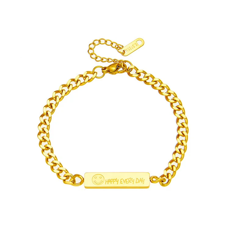 Simple Stylish Light Luxury High-end Versatile Personalized Women's Jewelry Snake Bone Chain for Stainless Steel Bracelet