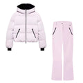 2026 Winter Outdoor Waterproof & Windproof Cotton Jacket Hiking Pants and Stretch Warm Fleece Set