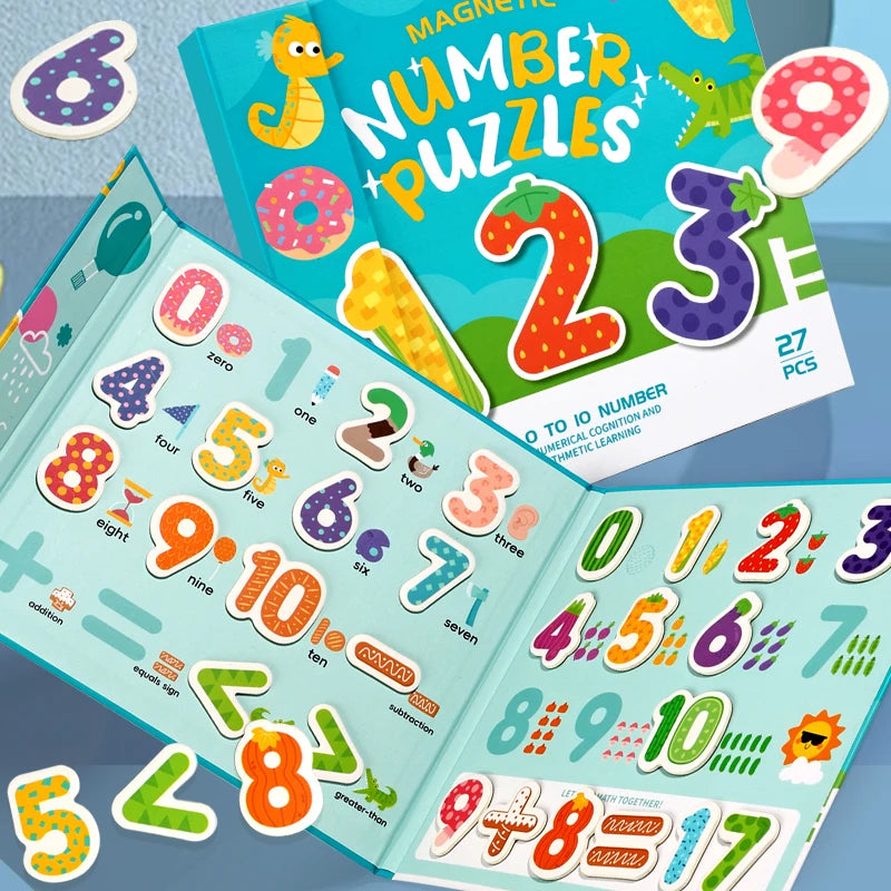Wholesale Educational Toys Number Operation Teaching Aid Puzzle Book Montessori Educational Toys for Toddlers Brain Toys