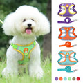 Suede No Pull Light Outdoor Walking Pet Dog Carrier Jacket Chest Vest Harness Lead Leash Set for Small Dogs