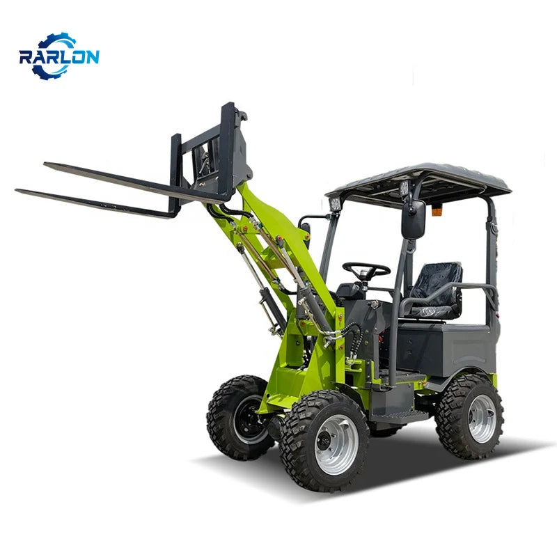 China made factory direct sale mini compact 4x4 wheel backhoe loader 2000kg wheel hydraulic backhoe loader