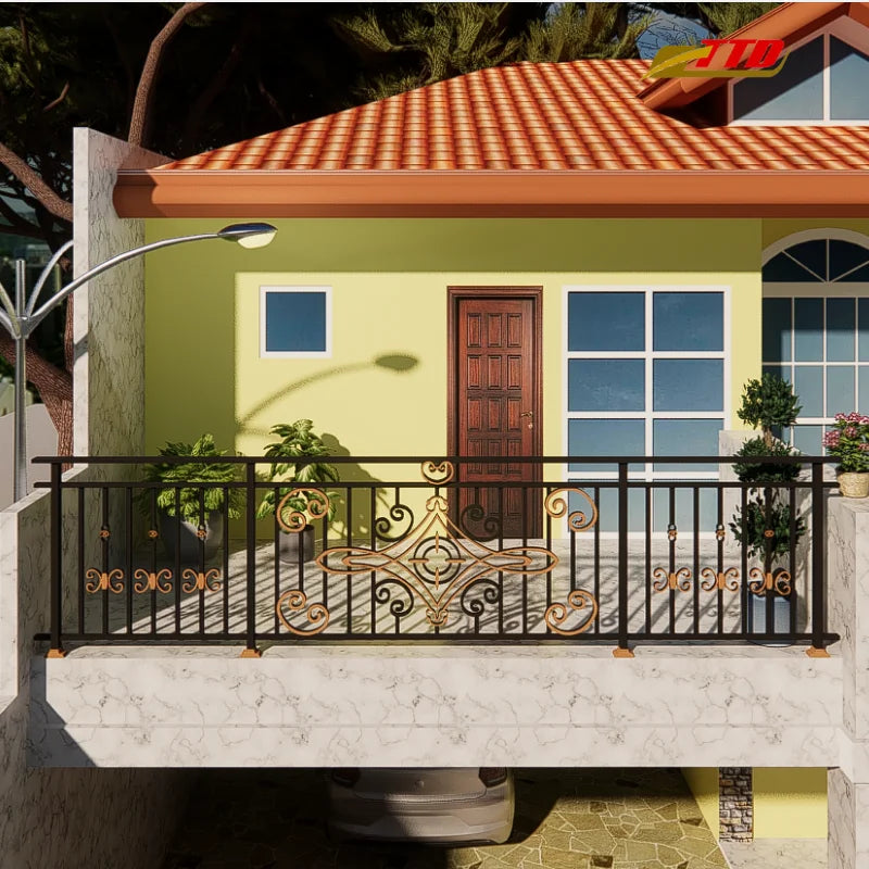 Timeless Modern Villa Balcony Railings in Durable Iron and Stylish Stainless Steel From Vietnam for Safety-Conscious Homes