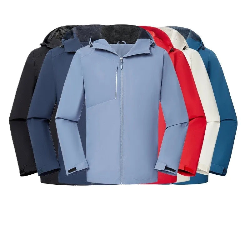 China Bangladesh Factory Price OEM Customize Logo Embroidery Single Layer Unisex Thin Windproof Waterproof Outdoor Autumn Jacket