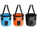 20L PVC Tarpaulin Lightweight Portable Camping BBQ Water Storage Folding Bucket