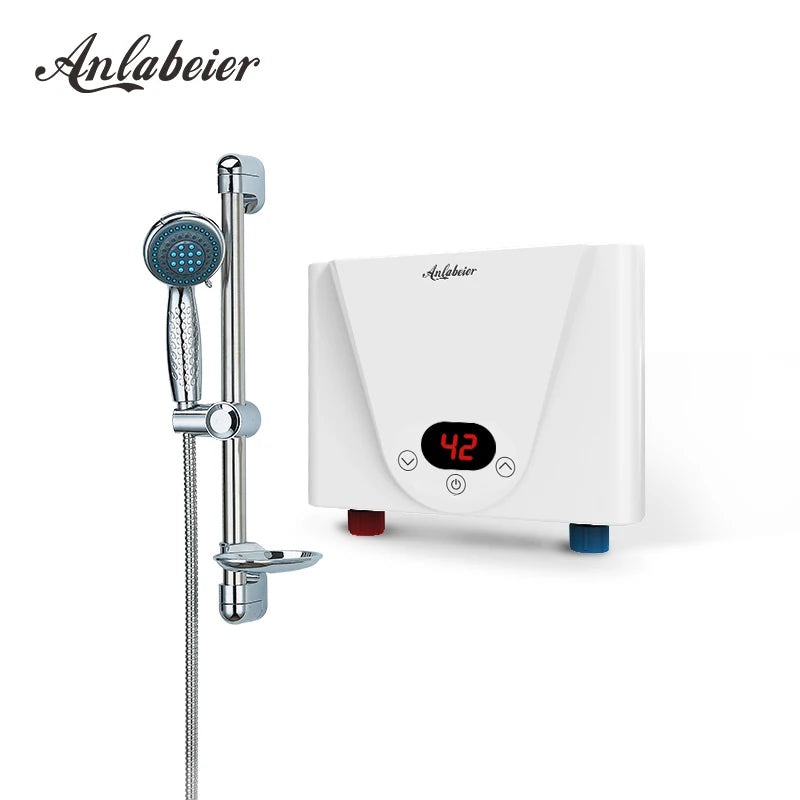 New Design Electric 4500W Instant Geyser Factory Direct LED Display Touch Button IPX4 Waterproof Home Kitchen Bathroom Hotel