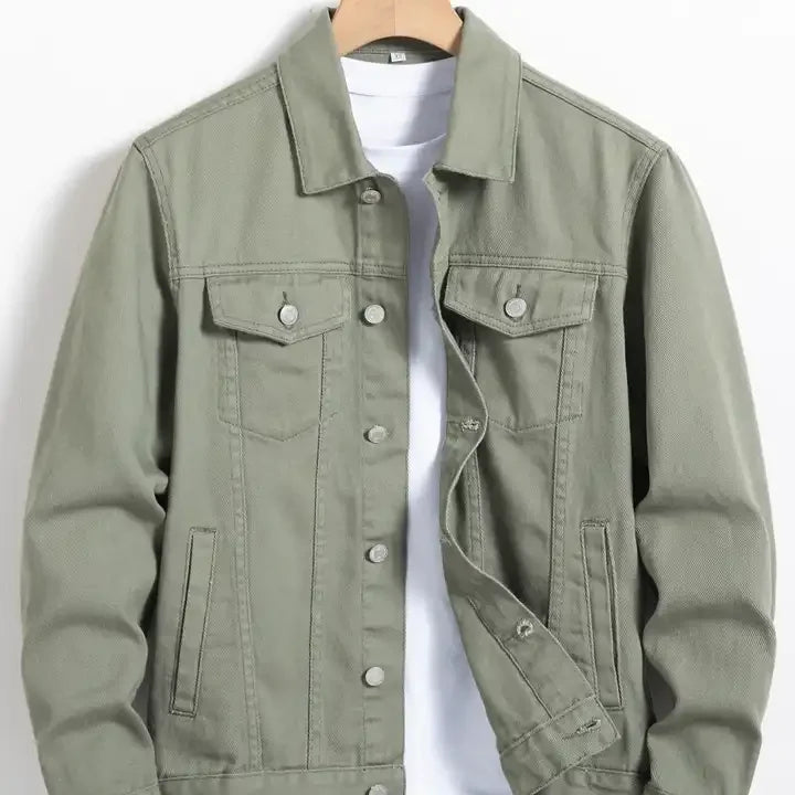 Denim Jean Jacket for Women Casual Button up Coat Fall Outwear Comfortable and Trendy Ladies Denim Outerwear