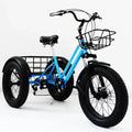 DIY Cargo Fat Tire Trike Pedal Bike Customized Adult Mountain Tricycle for Electric Fat Cargo Trike 3 Three Wheel Bike