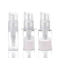 60ml 80ml 120ml  Transparent Dry Powder Spray Bottle Empty  Powder Spray Bottle with Cap