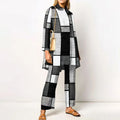 2025 Spring - Autumn Long - Sleeve Women's Shirt Sets Individual Trendy Brand with 3D Digital Printing Casual Women's Wear